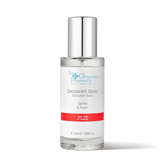 The Organic Pharmacy Deodorant Spray Unisex 1.65 Oz, 2 Pack