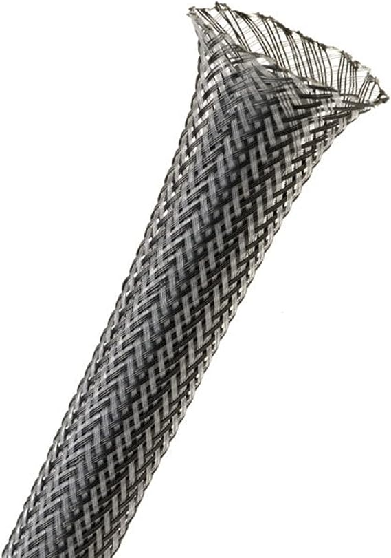 Techflex 1/4" Expandable Sleeving 25 ft. Carbon