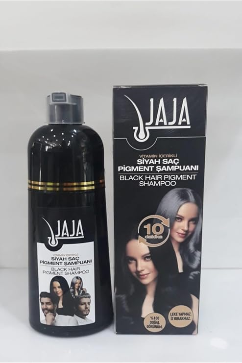 Jaja Saç Siyahlaştırıcı Şampuan Boya Siyah 300 Ml