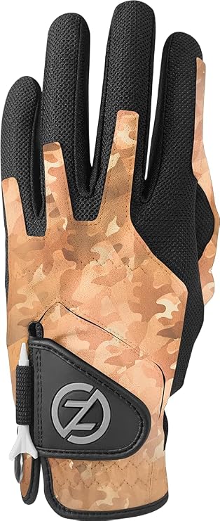 Zero Friction Men's Compression-Fit Synthetic Golf Glove, Universal Fit