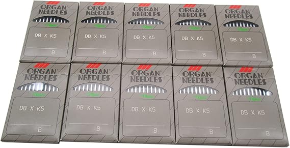 Organ Needle - 100 Organ DBXK5 Ball Point Needles Compatible with Tajima Barudan SWF Industrial Embroidery Machines (Size 90/14)