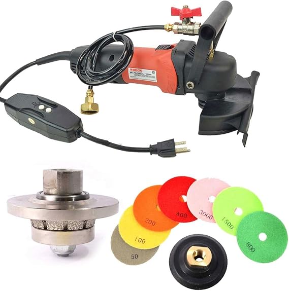 SECCO 316WVPOLSET 3/16-Inch Radius Wet Polisher Kit