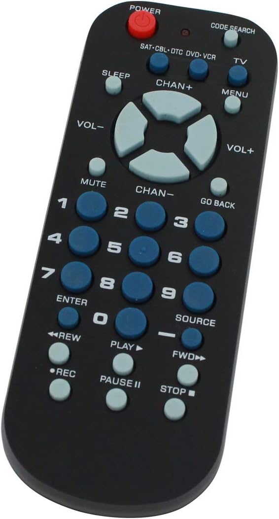 Replacement for RCA 3-Device Universal Remote Control Palm Sized