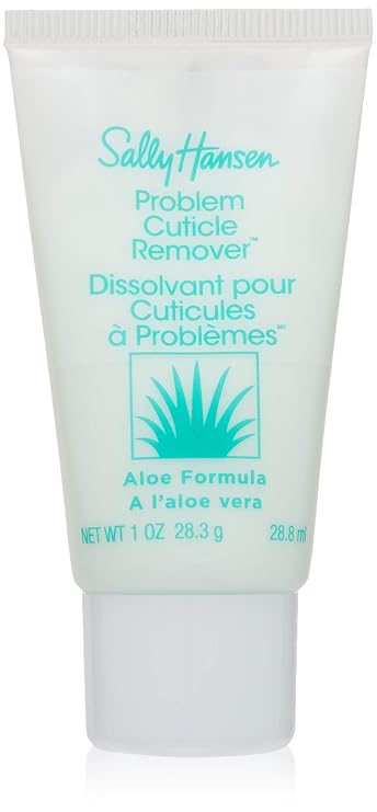 Sally Hansen Nail Treatment Problem Cuticle RemoverTM | Eliminates Thick & Overgrown Cuticles | pH-Balanced Formula Infused with Aloe Vera | Gently Soothes & Conditions Cuticles