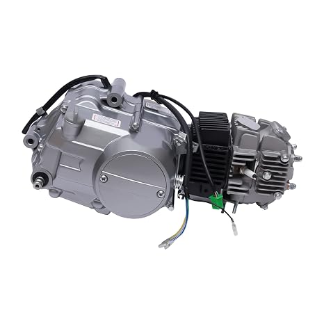 4-Stroke 125CC Engine Motor Kit,Kick-Starter Wet Multi-Plate Dirt Bike Motor Kit, 4-Speed Auto Transmission w/Reverse Engine for HON-DA Crf50 Crf70 Xr50 Ct70 Ct90
