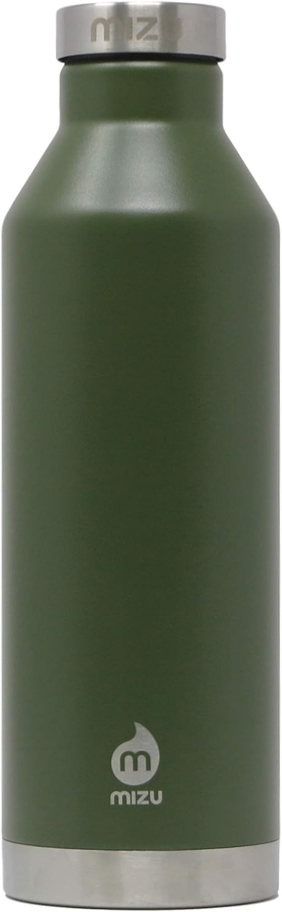 MIZU - V8 Water Bottle | 26 oz. Double Wall Stainless Steel Vacuum Insulated | Narrow Mouth with Leak Proof Cap | Multiple Colors | BPA Free