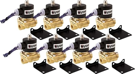 Vixen Air 3/8" NPT Air Ride Suspension High Flow Normally Closed Electric Air Valve (Solenoid) 210 PSI Four Corners VXF2038-8