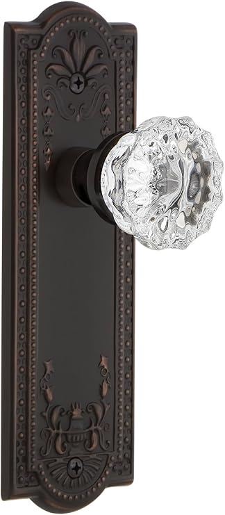 Nostalgic Warehouse Meadows Plate & Interior Crystal Door Knob