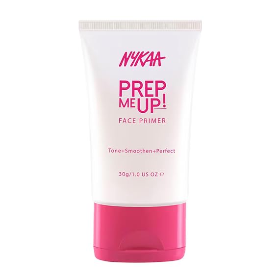 Nykaa Cosmetics Prep Me Up Face Primer, 1 oz - Makeup Primer for Smooth, Poreless Finish - Enriched with Vitamin E - Non-Greasy, Lightweight Formula