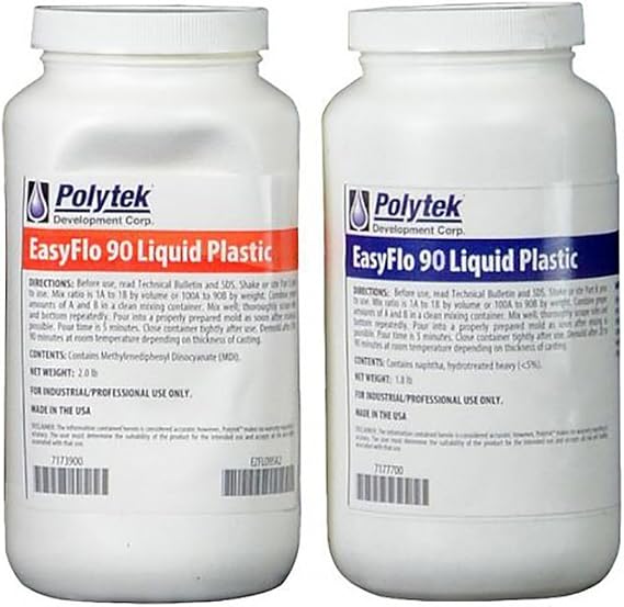 Polytek EasyFlo 90 Liquid Plastic (3.8lb Kit)