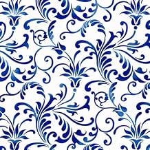 Rebecca Floral All Over Wall Stencil SKU #3692 by Designer Stencils