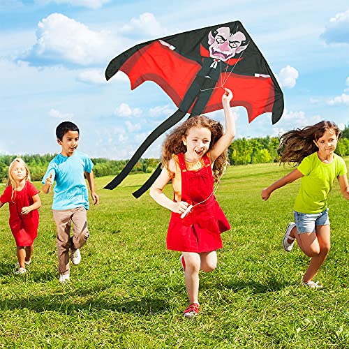 Flying Kite for Kids Under 10 & Adults Vampire Dracula Extremely Easy to Fly Kite for Outdoor Games and Activities