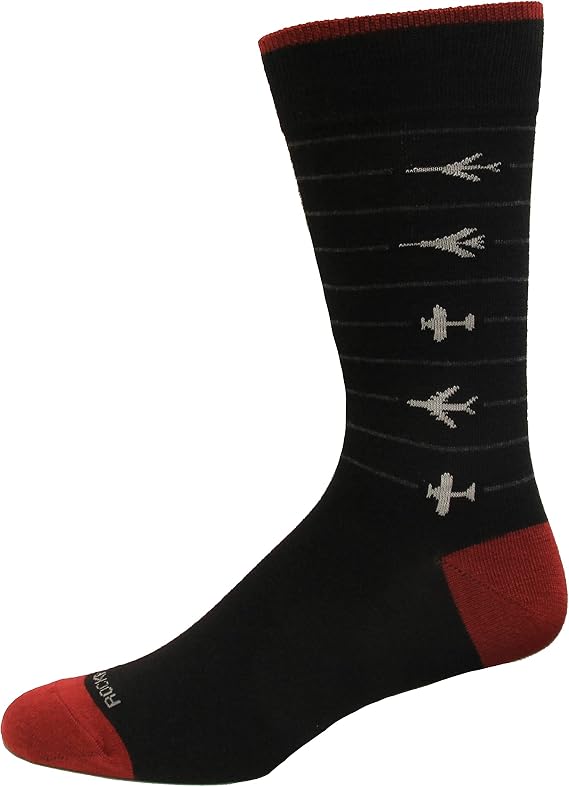 Rockport Men's Airplane Crew Socks 1 Pair