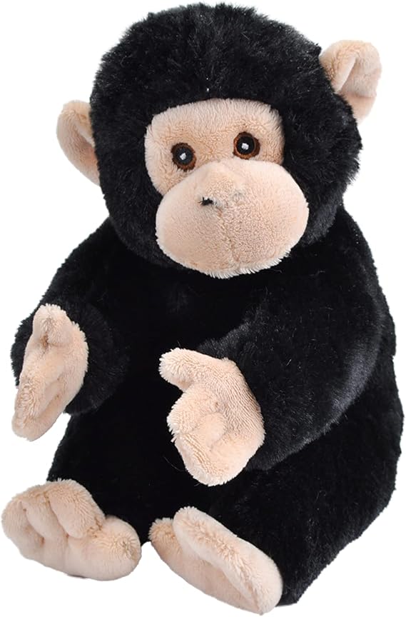 Wild Republic Ecokins Mini Chimpanzee Stuffed Animal - 8"