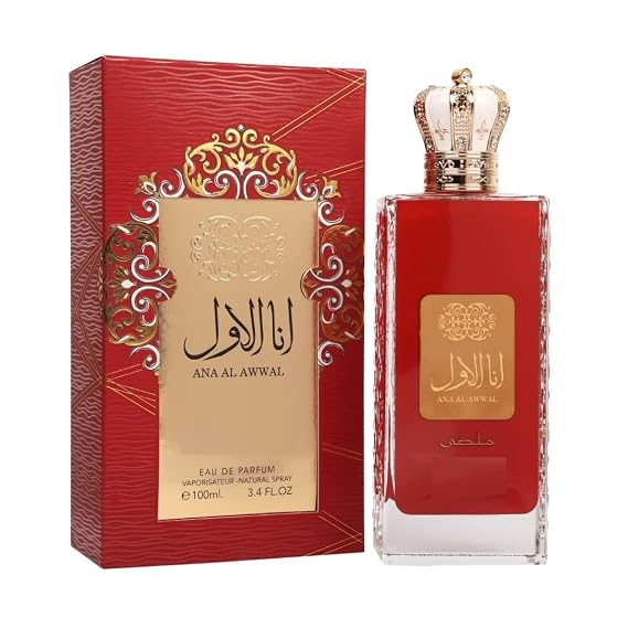 Ana Al Awwal Red Long Lasting 100ml Imported Women Perfume, Citrusy, Floral & Musky, Soothing Fragrance