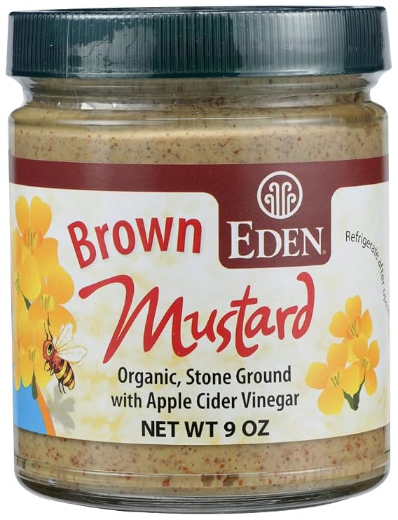 Eden Foods Mustard Stone Grnd Org, 9 Oz, Pk- 3