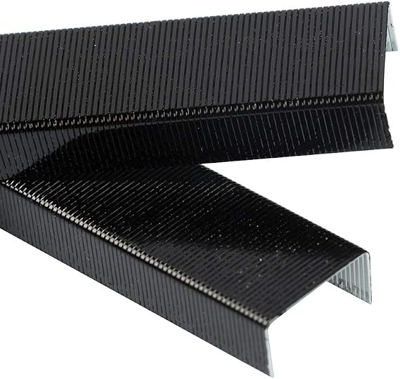 JAM PAPER Standard Size Colorful Staples - Jet Black - 5000/box