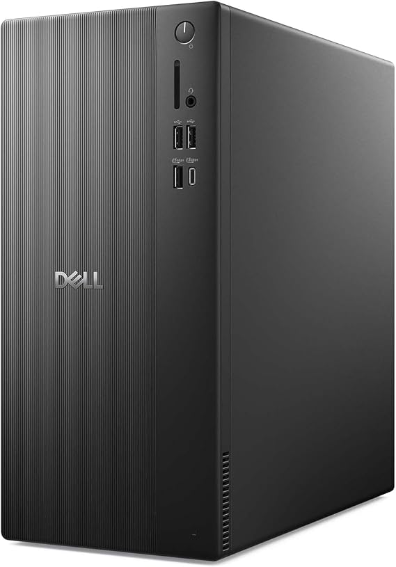 Dell Tower ECT1250 Desktop Computer - Series 2 Intel Core Ultra 7-265 Processor, 32GB DDR5 RAM, 2TB NVMe SSD, Intel UHD Graphics, Wired Keyboard and Mouse, Windows 11 Home, Black
