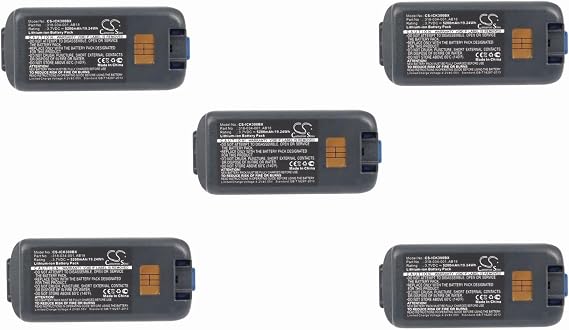 (5 Pack) XSP Battery for INTERMEC CK3 CK3A CK3C CK3C1 CK3N CK3N1 CK3R CK3X PN INTERMEC 318-033-001 318-034-001 AB17 AB18