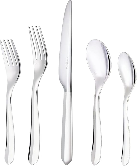 Christofle Infini Silver-Plated 5-Piece Flatware Set #0069185
