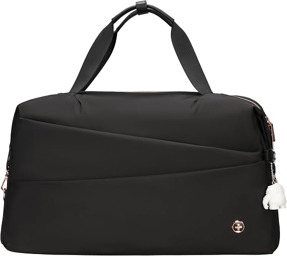 Swissdigital Design Travel Duffle Bag,Sports Tote Gym Bag Black (KATY ROSE NG SD5527-01)
