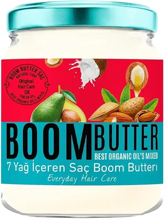 Boom Butter Hair Care Oil, Intensive Nourishing & Repairing, Anti-Fracture & Hair Strengthening, Moisturizing & Shine Giving Care, 190 ML