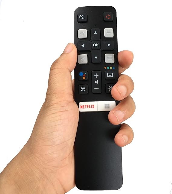 RC802V Replaced Remote for TCL TV 32S6500A 65P8S 65P8 55P8S 55P8 55EP680 50P8S 50P8 49S6800FS 49S6800 49S6510FS 32S6500 32S6500S 32S6800S 32S6510S 32A325 32A323 32S6800 40S6500 40S6500FS