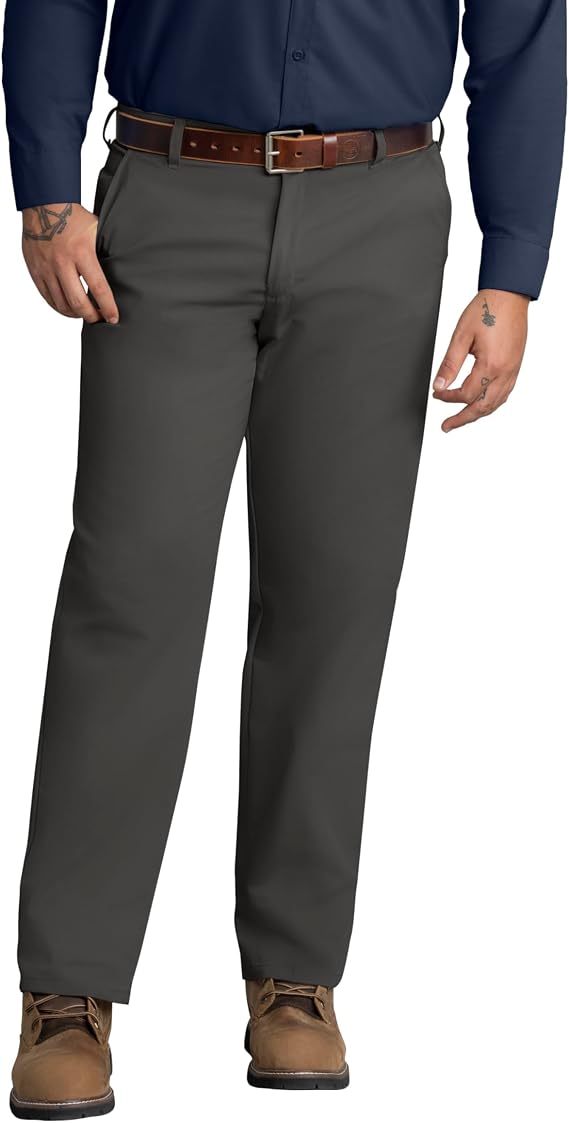 Red Kap Men's Stain Resistant, Flat Front Work Pants