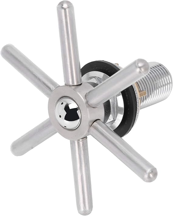 Glass Rinser, Stainless Steel Automatic Cup Washer with Multi Angle Outlet for Coffee Shops and Bars