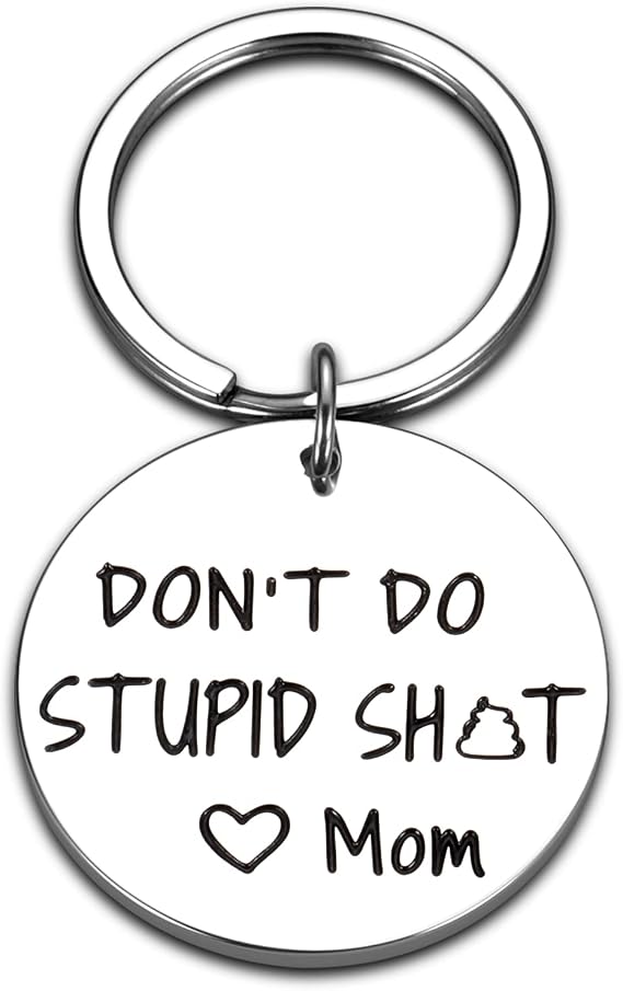 Teen Boys Girls Gifts, Stocking Stuffers for Teens Funny Gag Gifts Keychain