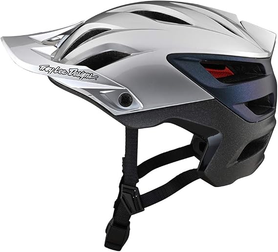 Troy Lee Designs A3 MIPS Helmet Uno Silver/Electro, XS/S