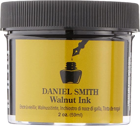 Daniel Smith Walnut Ink, 2oz Jar, Walnut Ink, 284270001