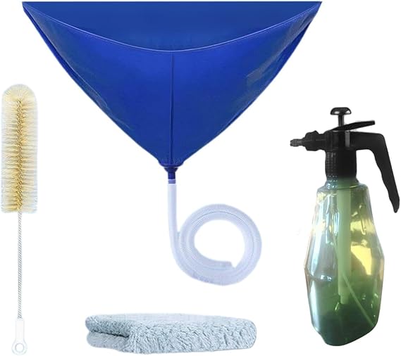 Air Conditioner Cleaning Cover Air Conditioner Service Bag Dust Washing Split Cleaning Set with Brush Reusable Air Conditioning Cleaning Bag , with watering can