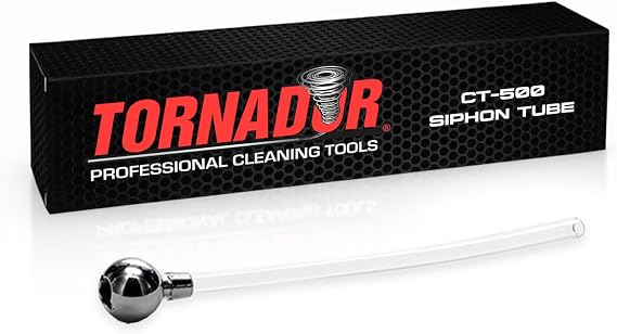 Tornador CT-500 Siphon Tube with Weighted Ball | Fits Z-010, Z-020, Z-030 Tools | Multi-Angle Cleaning | Reliable Liquid Transfer | Durable Replacement for Car Detailing Pros