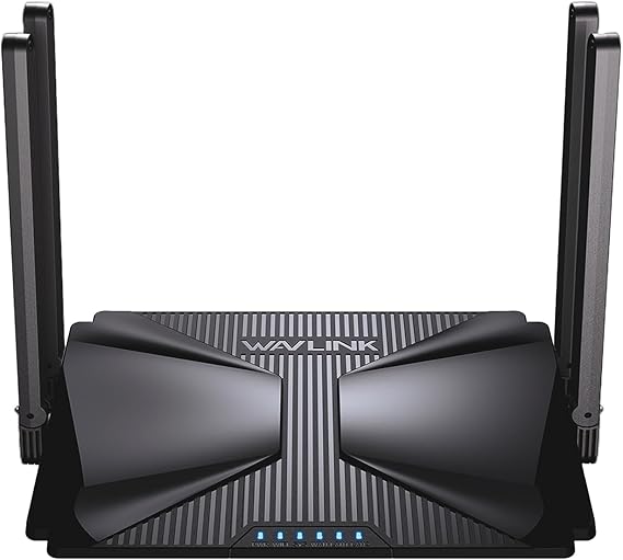 WiFi 6 AX3000 Wireless Internet High Speed Smart Router with 5dBi High-gain Antennas, Dual Band Gigabit Computer Router Mesh Support for Homes up to 2000 Sq. ft, VPN, Parental Control
