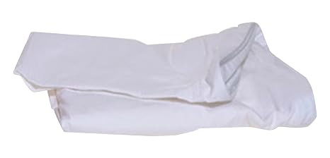 Deluxe Comfort Cotton Cover for Multi Position Pillow Hypoallergenic Tailored Fit Soft Easy to Care for Cotton Pillow Cover, White