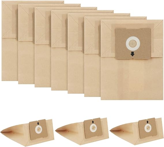 10 Pack 4122 Vacuum Bags Replacement for Bissell Zing Canister Vac | Models 4122 2154 2154A 2154W 2154C 4122D 1668 1668C 1668W 1608, Part #2138425, 213-8425