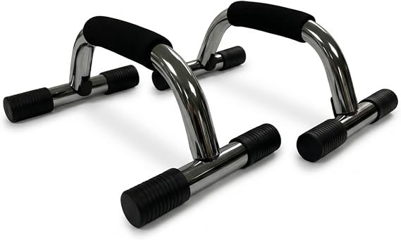Enhance Upper Body Strength: Training Push Up Bars for Shoulders, Chest & Core - Non-Skid Feet, Compact & Portable