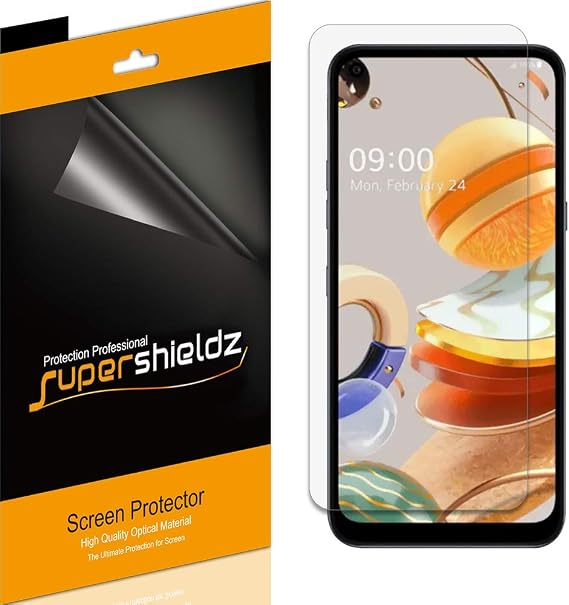 Supershieldz (6 Pack) Designed for LG K61 Screen Protector, High Definition Clear Shield (PET)