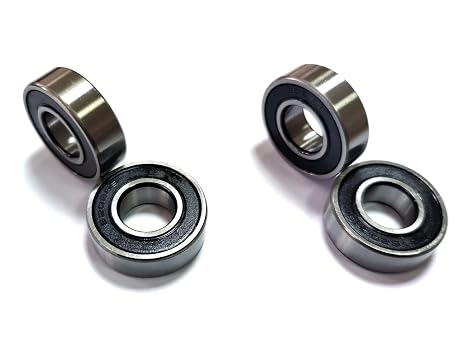Bariatric Heavy-Duty Wheelchair Rear wheel bearings,Compatible with 15.9MM(5/8") wheel axles,ID15.9(5/8)*OD35(1 3/8)*T11MM,Universal Heavy-Duty Wheelchair Replacement parts,Rear Wheel Bearing.(4pcs)