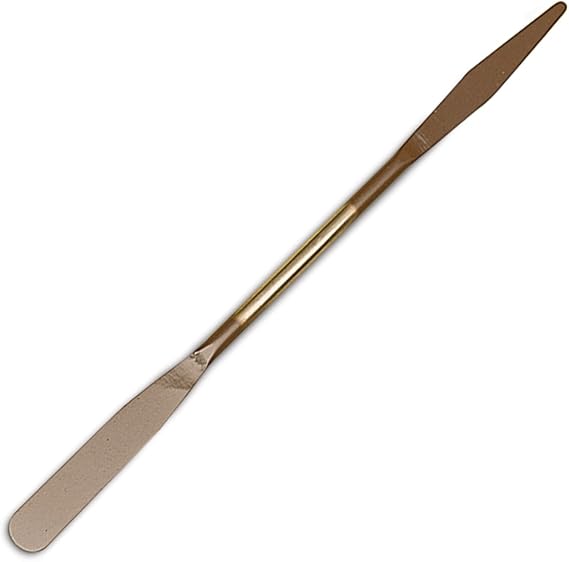 SP Bel-Art Stainless Steel Micro Spatula; Teflon, 0.156 D x 714 in. L, Tapered to 1/32 in. (Pack of 2) (H36704-0000) Made in USA