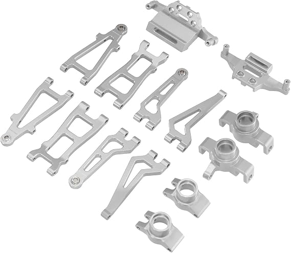 Compatible with MJX for Hyper GO 20208 for JJRC C8811 1/20 Remote Control Car Upgrade Parts Front Lower Arm Upper for Swing Arm Kit RC Accessories