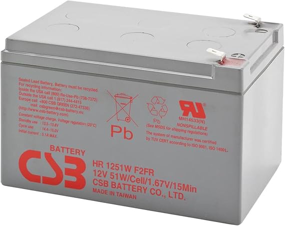 CSB GP-12120F2 Sealed Lead Acid Battery