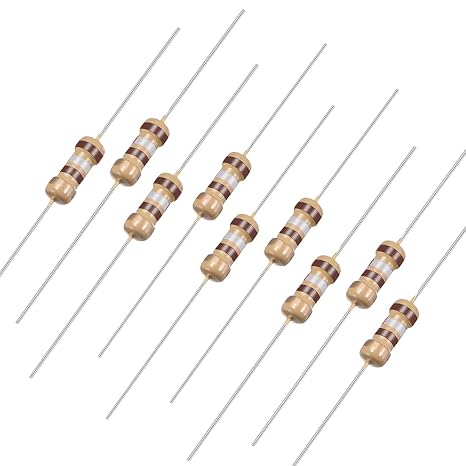 uxcell 50Pcs 180 Ohm Resistor, 1/4W 5% Tolerance Carbon Film Resistors, 4 Bands for DIY Electronic Projects and Experiments
