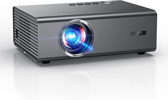 Projector 4K Quiet AI Auto Focus &6D Keystone with Built-in Official Apps 50W Dolby Smart OS 2.0 Kogata Outdoor Projector with WiFi and Bluetooth Home Theater Movie Portable
