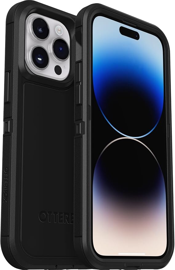OtterBox Defender XT Case for iPhone 14 Pro Max, MagSafe Shockproof, Drop Proof, Ultra Tough Protective Case, 5X Mil-Spec Tested, Black - Non-Retail Packaging