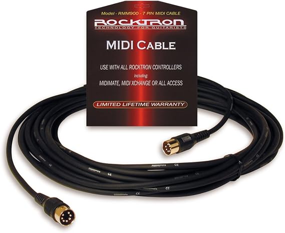 Rocktron 20' 7 Pin Midi Cable