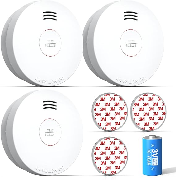 SITERWELL Smoke Detector 10 Year Battery Smoke Alarm