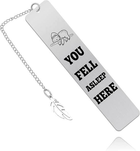 Metal Engraved Bookmark Gift for Friends, Students, Book Lovers - Perfect for Graduation, Anniversary, Birthday, Retirement & Christmas