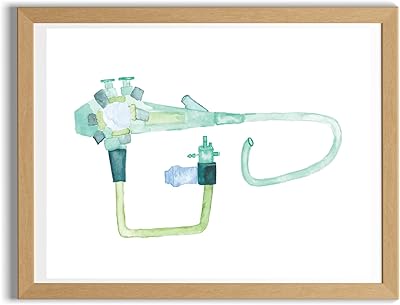 MEDPAPERS Cystoscope Poster, Urology Art, Urology Poster, Urologist Gift, Different Sizes, Urology Office Decor, Scrub Nurse Gift, Fine Art Print 8x10 in